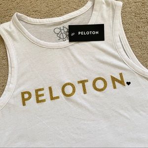 Peloton Golden Muscle Tank L NWT